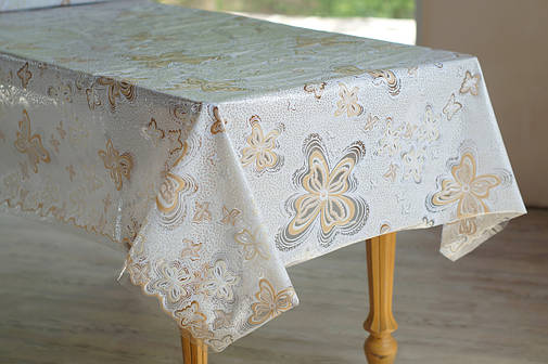 Клейонка для столу Ажур Лейс Метелики, дуже ніжна і красива, фото 2