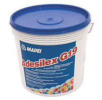 Двокомпонентна епоксидно-поліуретановий клей для гумових,ПВХ покриттів Adesilex G19.10 кг,Mapei