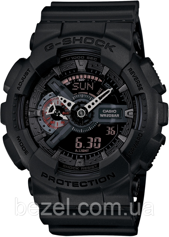 Чоловічий годинник Casio G-Shock GA-110MB-1AER Касіо протиударні японські кварцові