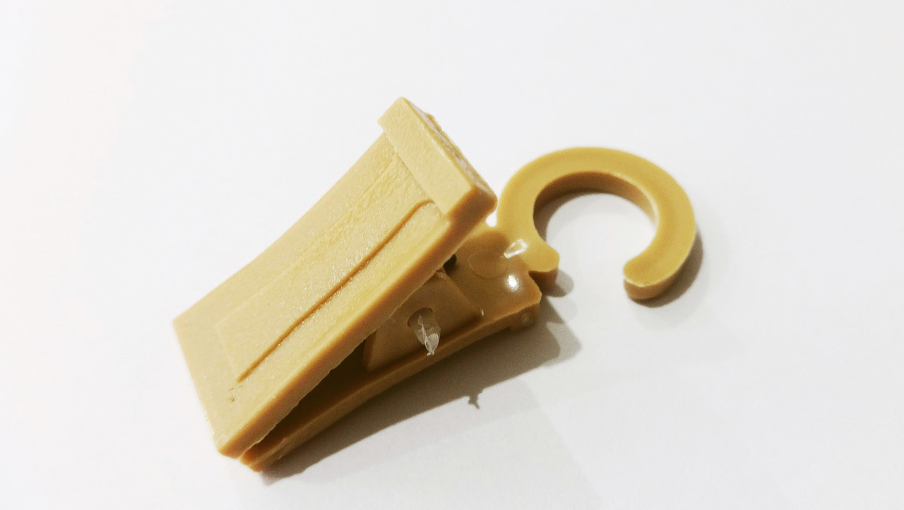 Прищіпка для карниза світлий дуб, фото 1