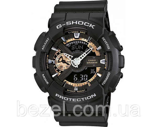 Чоловічий годинник Casio G-Shock GA-110RG-1AER Касіо протиударні японські кварцові
