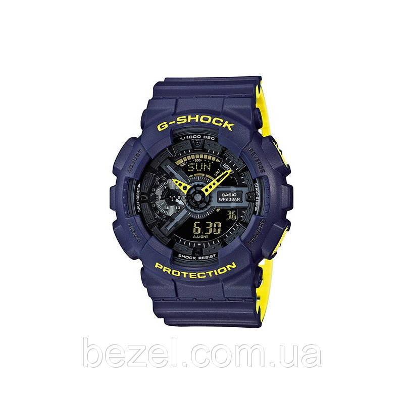 Чоловічий годинник Casio G-Shock GA-110LN-2AER Касіо протиударні японські кварцові