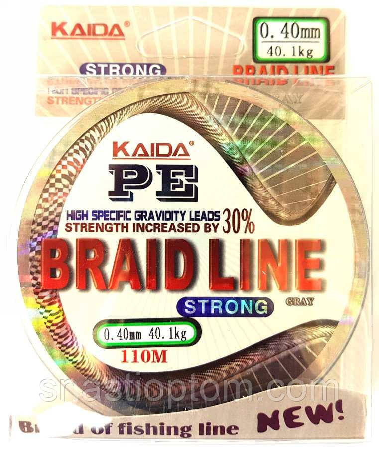 Шнур Кайда Braid Line перетин 0,40, 110м