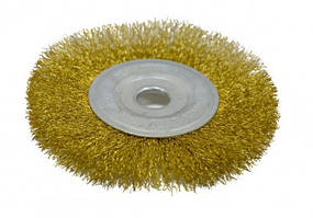 Щітка-крацовка дискова латунна 100/115/125 х 16 мм