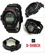 Мужские часы Casio G-Shock DW6900-1V Касио противоударные японские кварцевые, фото 3