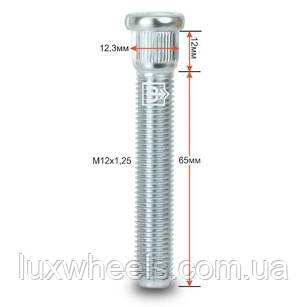Шпилька забивна CRP123B65 M12X1,25 довжина різання.частинки 65 мм Цинк