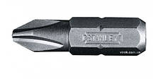 ВИКРУТКОВІ НАСАДКИ ХРЕСТОВІ З 6-ГРАН. ХВОСТОВИКОМ 1/4" STANLEY, PZ3 Х 25 ММ, 25 ШТ.