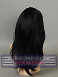Перука - полусистема для літа Maria Mono Original чорний колір, фото 4