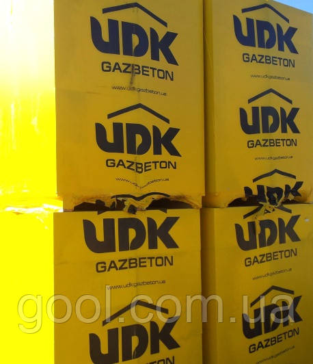 Газобетон ЮДК гладкий блок 600х200Х400 мм