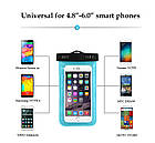 Водонепроникний чохол для телефона Aqualife універсальний жовтий, фото 5