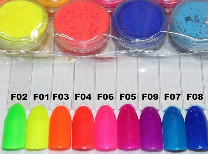 Пигмент флуоресцентный цветной F06, цена 15 грн — Prom.ua (ID#549065174)