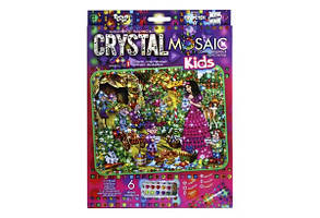 Набір для творчості Мозаїка з кристалів Crystal Mosaic Kids 07 Білосніжка Danko Toys