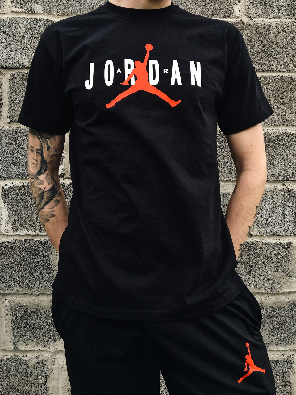 Літній комплект чоловічий JORDAN джордан футболка і шорти