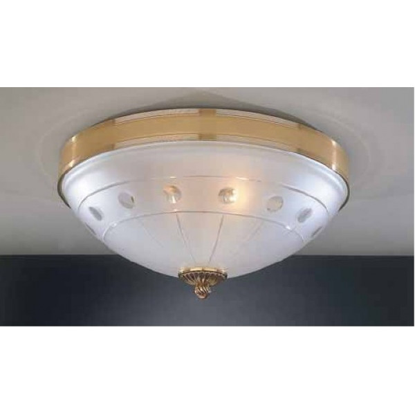 Стельовий світильник RECCAGNI ANGELO PL 4750/2 золото/білий