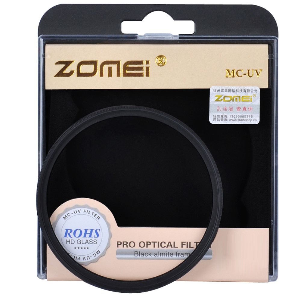 Ультрафіолетовий захисний cвітофільтр ZOMEI 40.5 мм з мультипросвітленням MC UV, фото 1