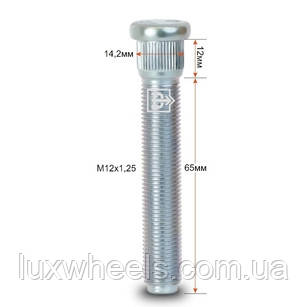 Шпилька забивна CRP142B65 M12X1,25 довжина різання.частинки 65 мм Цинк