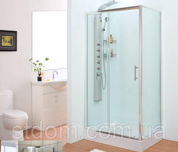 Душова кабіна квадратна SunStar SS-504 New 120x80 скло прозоре