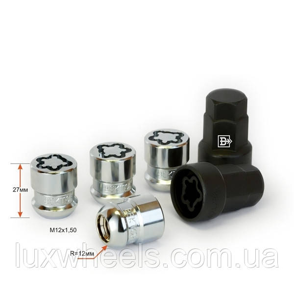 Комплект гайок секр. M12X1,50