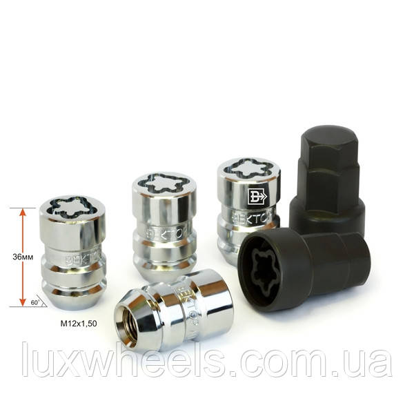 Комплект гайок секр. M12X1,50