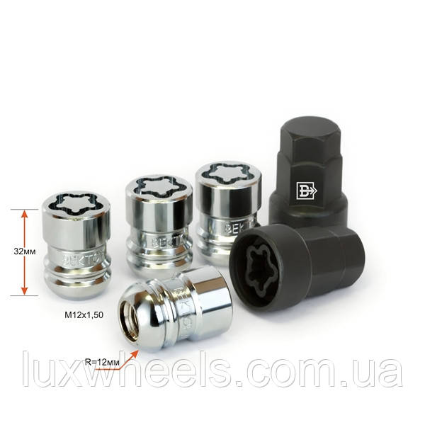 Комплект гайок секр. M12X1,50