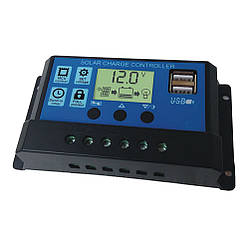 Контролер заряду KW1230 з 2USB портами W88-C (30А 12\24В)