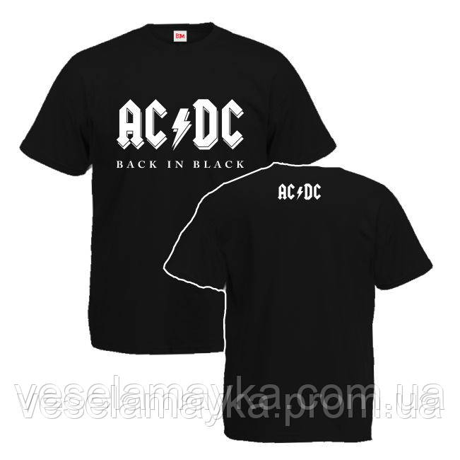 Футболка "AC/DC 2. Back in Black" - фото 1 - id-p37077463