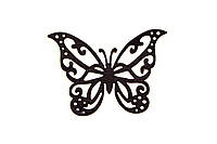 Бабочки 6см черные