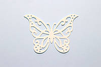 Бабочки 6см белые