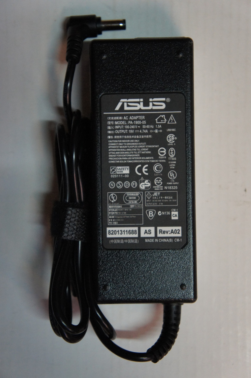 Блок питания для ноутбука ASUS 19V-4.74A(5.5X2.5mm), фото 1