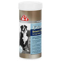 Пивные дрожжи 8in1 Excel Brewers Yeast 80 таблеток, витамины 8 в 1 для кожи и шерсти крупных собак