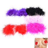 Наклейки на соски з пір'ям Gorian. Карнавальні наклейки на груди, фото 10