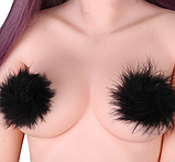 Наклейки на соски з пір'ям Gorian. Карнавальні наклейки на груди, фото 4