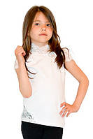 Школьная блуза с коротким рукавом для девочки.(Американка).
