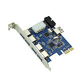 PCIe USB3.0 VLI xHCI Контроллер 4 + 1 + 20 pin, фото 4