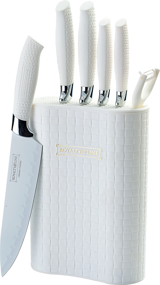 Набір ножів, Royalty Line RL-6MSTW, фото 1