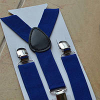 Дитячі підтяжки для хлопчика темно-сині