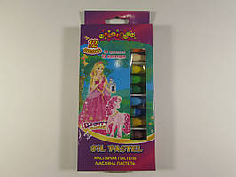 Олійна пастель 12 кольорів "МУЛЬТЯШКИ"