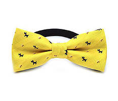 Дитяча краватка метелик для хлопчика жовтий