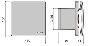 Вентилятор для ванної Maico AWB 120 HC, фото 4
