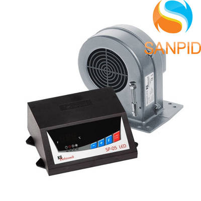 Блок керування котлом KG Elektronic SP-05 LED і вентилятор DP-02
