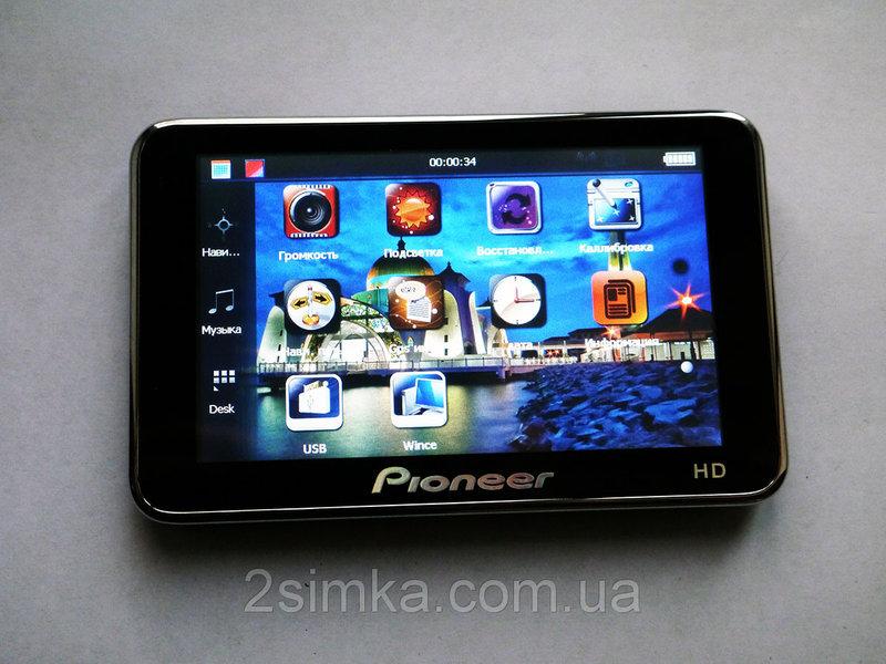 5" GPS-навігатор Pioneer HD — 4Gb + FM