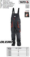 Напівкомбінезон робочий DUERO розмір M 65%/35% поліестер/бавовна YT-8031