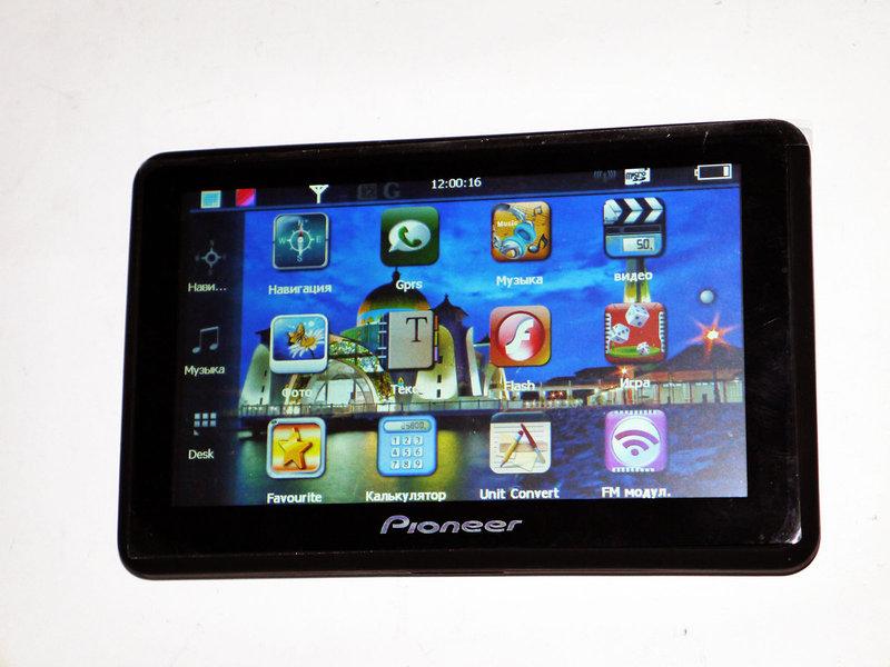 GPS-навігатор Pioneer P-GSM HD, Sim-карта + Bluetoth + 4Gb