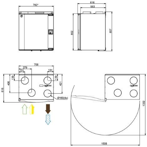 Приточно-вытяжная установка Systemair SAVE VTC 300 R - фото 3 - id-p549549764