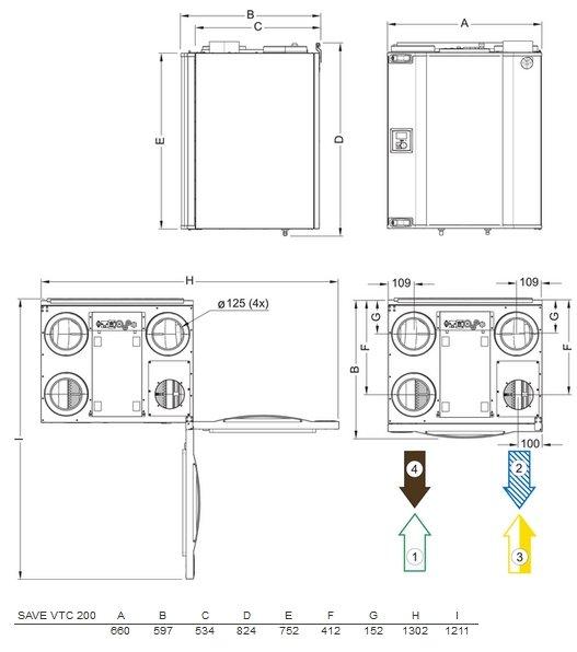 Приточно-вытяжная установка Systemair SAVE VTC 200 L - фото 4 - id-p549549765