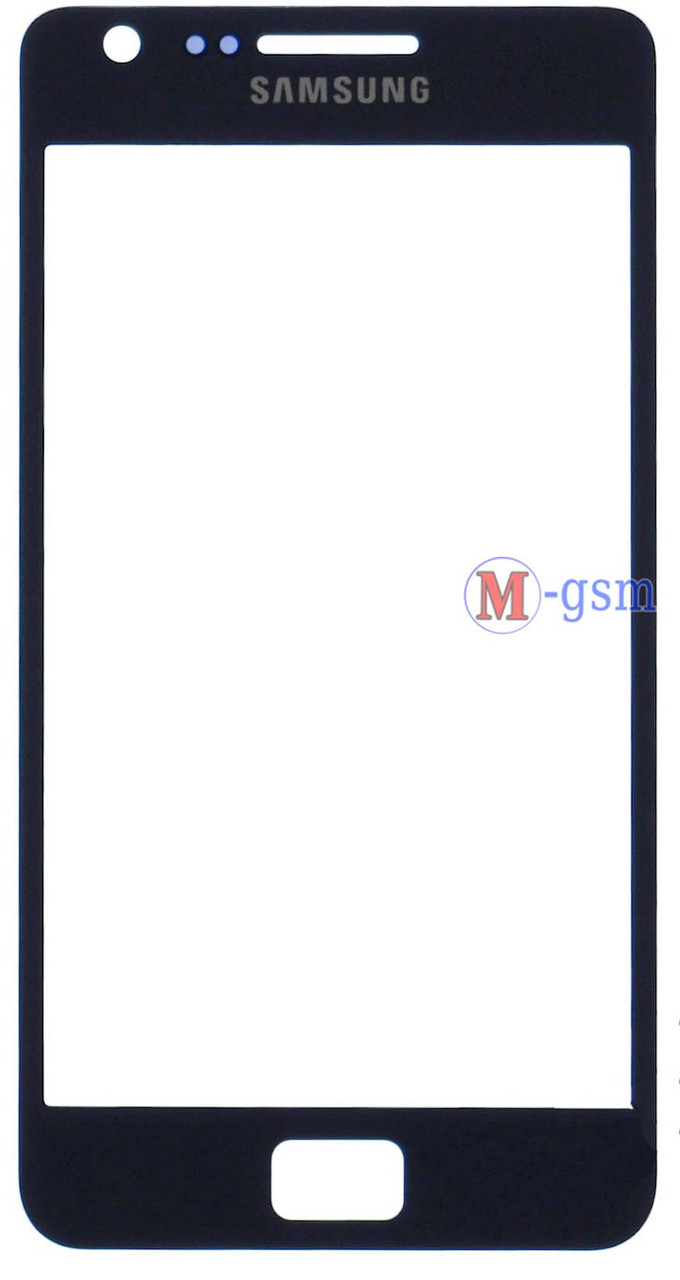 Стекло Samsung i9100 Galaxy S2 синее - фото 1 - id-p549598513