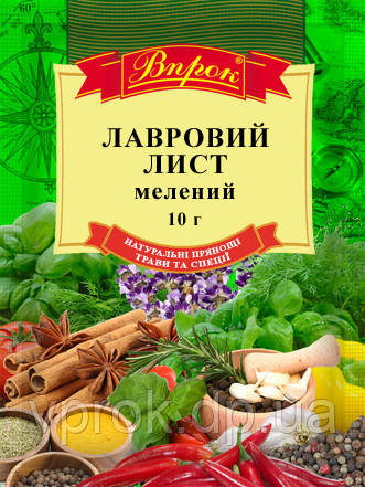 Лавровий лист мелений 10 г ТМ "Впрок"