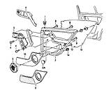 Кліпса кріплення обшивка дверей VW Golf 3, Vento, Bora, Sharan / Seat Cordoba, Ibiza 1H0868243, фото 2