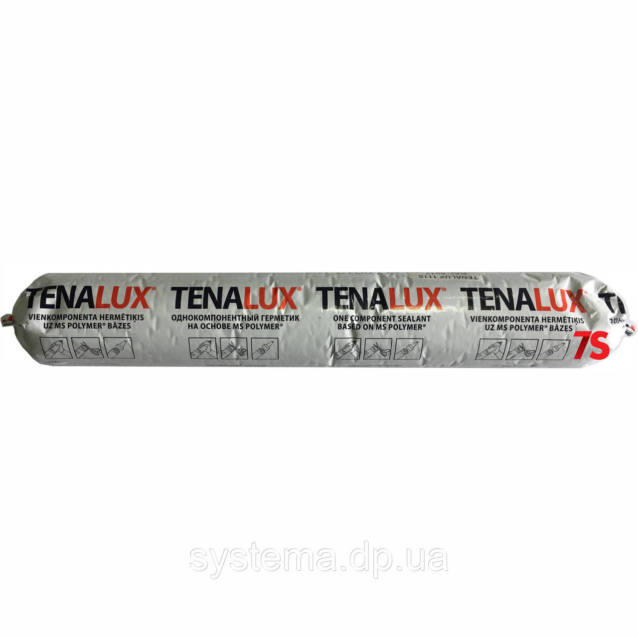 Однокомпонентний герметик для будівельних конструкцій - TENALUX (Теналюкс) 111S, 600 мл, RAL 8017