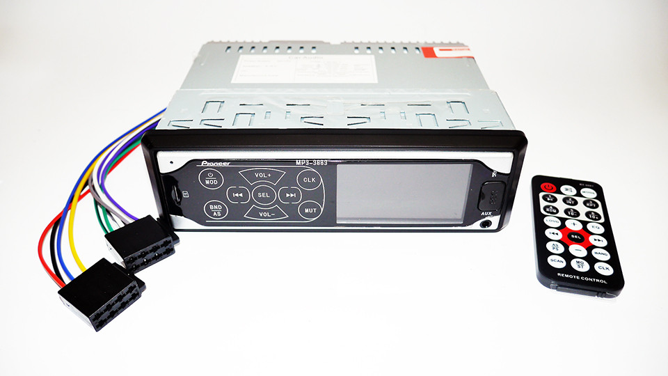 Автомагнитола 3883 ISO - MP3 Player, FM, USB, SD, AUX сенсорная магнитола - фото 4 - id-p549704743